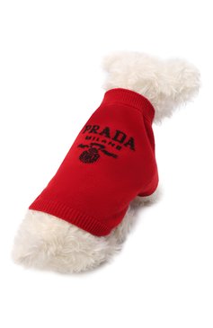 Свитер для собак PRADA красного цвета, арт. 2YX009-2D12-F0011 | Фото 4