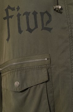Женская куртка 5PREVIEW хаки цвета, арт. 5PWSP23025 | Фото 5 (Кросс-КТ: Куртка; Рукава: Длинные; Материал сплава: Проставлено; Стили: Спорт-шик; Драгоценные камни: Проставлено; Длина (верхняя одежда): Короткие; Материал внешний: Растительное волокно)