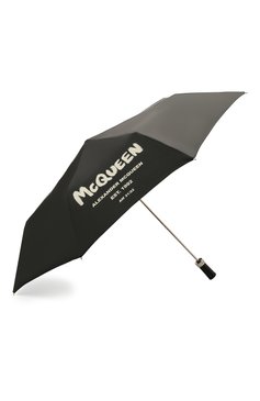Женский зонт ALEXANDER MCQUEEN черного цвета, арт. 668707/3A71Q | Фото 2 (Материал: Текстиль, Синтетический материал)