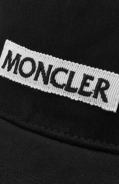 Женская хлопковая бейсболка с нашивкой MONCLER черного цвета, арт. D1-093-00391-00-0391B | Фото 3 (Материал: Текстиль, Хлопок; Статус проверки: Проверена категория)