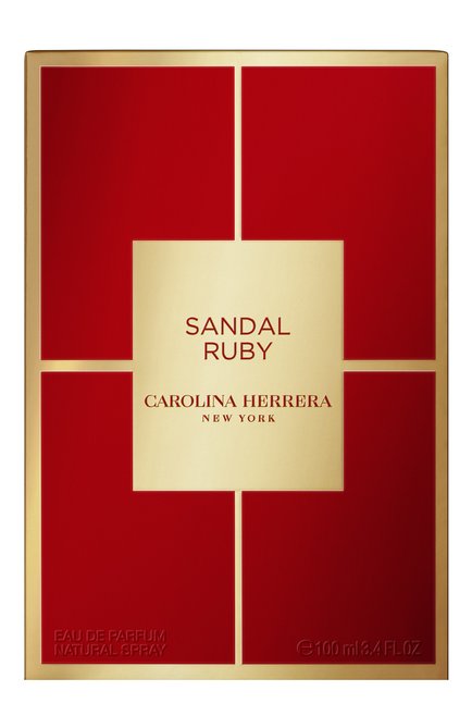 Парфюмерная вода sandal ruby (100ml) CAROLINA HERRERA бесцветного цвета, арт. 65144277 | Фото 2 (Unisex: Unisex; Статус проверки: Проверена категория; Ограничения доставки: flammable)