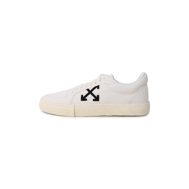 Текстильные кеды Vulcanized Off-White  0MIA085C99FAB0020110 Фото 4