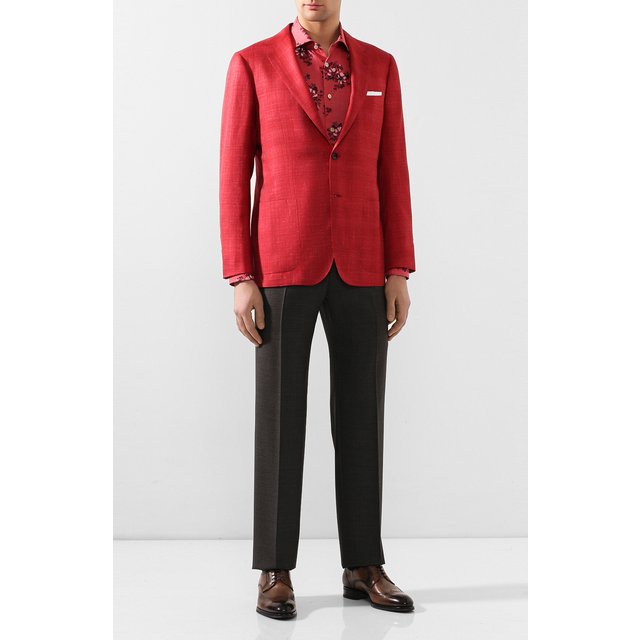 фото Льняная рубашка kiton