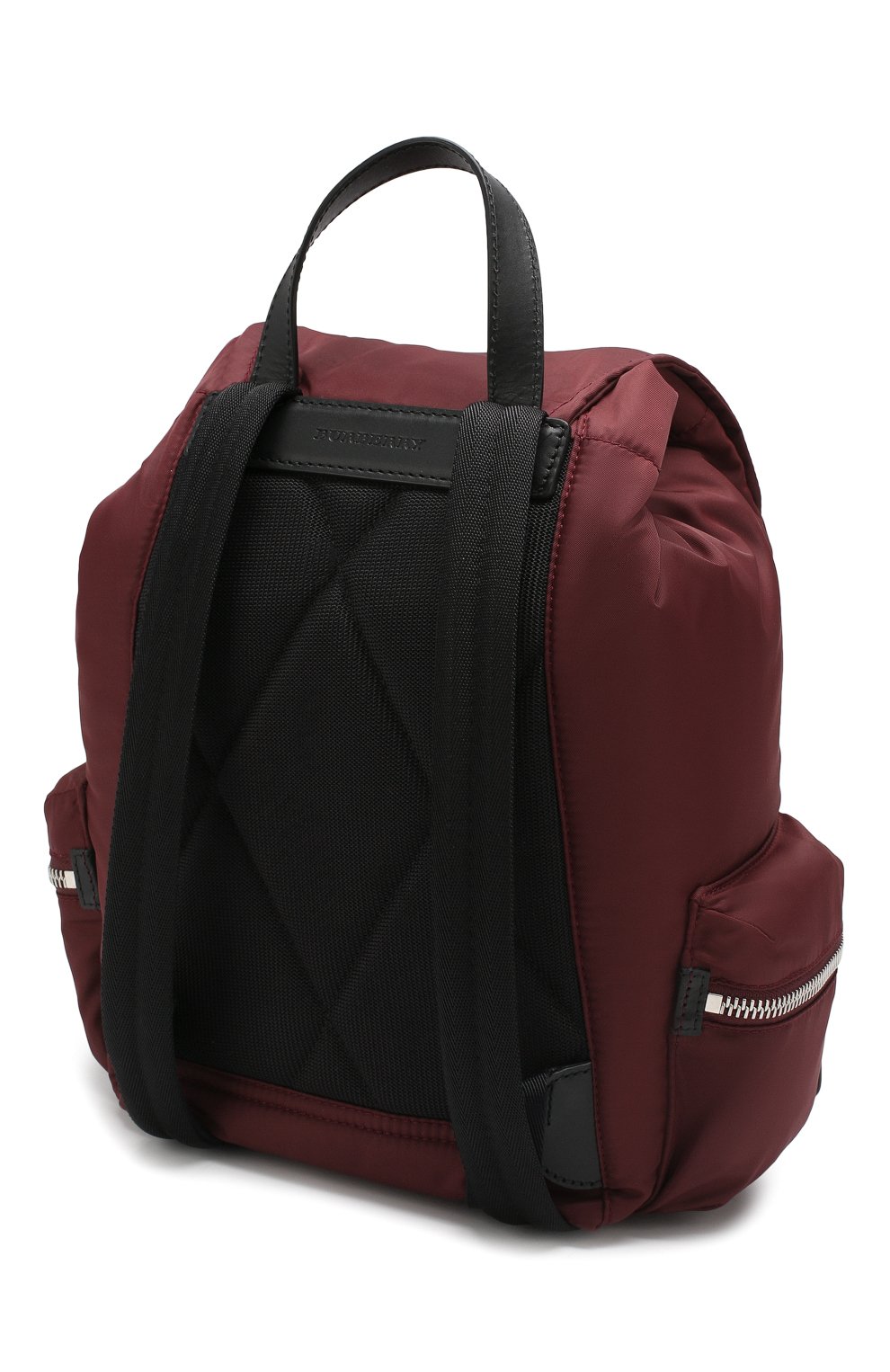 Женский рюкзак rucksack BURBERRY бордового цвета, арт. 8006722 | Фото 3 (Статус проверки: Проверено, Проверена категория; Материал: Текстиль; Размер: large)