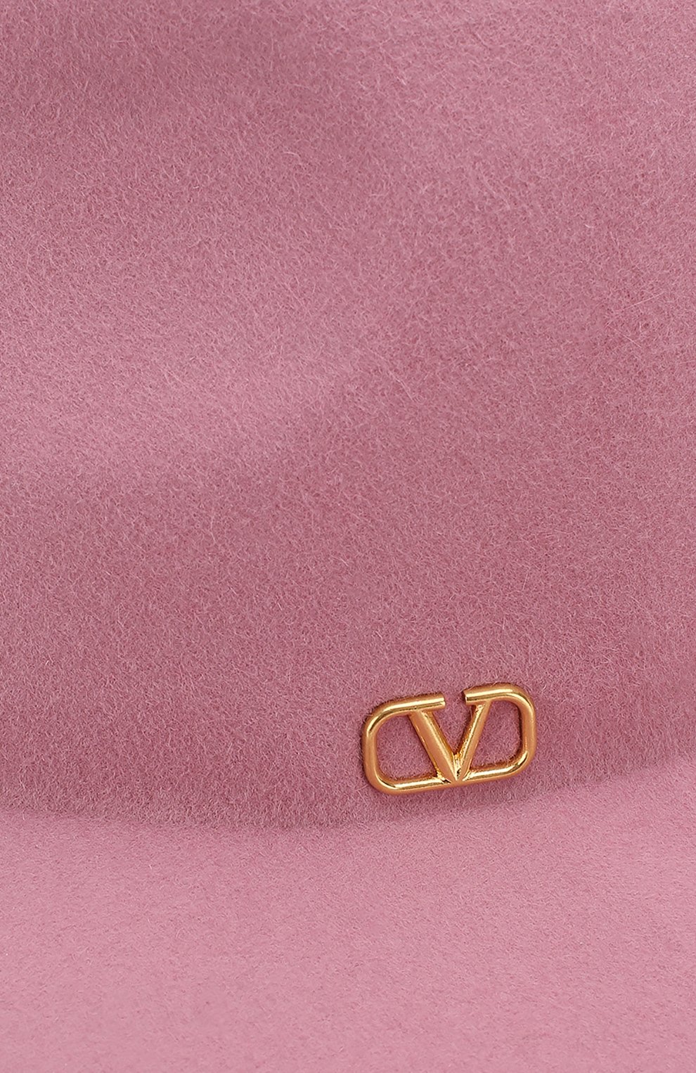 Женская фетровая шляпа  VALENTINO розового цвета, арт. TW2HEA35/WDW | Фото 3 (Материал: Текстиль, Шерсть)