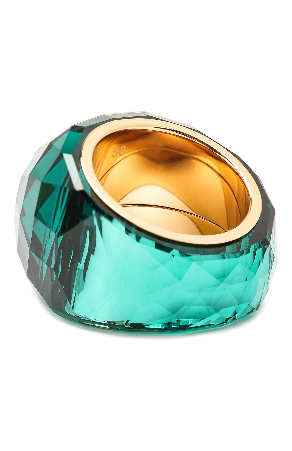 Женское кольцо nirvana SWAROVSKI зеленого цвета, арт. 5474365 | Фото 2 (Материал: Металл; Статус проверки: Проверена категория)
