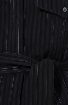 Женское платье из вискозы LORENA ANTONIAZZI темно-синего цвета, арт. P2371AB10C/4154 | Фото 5 (Рукава: Длинные; Случай: Повседневный; Женское Кросс-КТ: Платье-пляжная одежда, Платье-одежда; Региональные ограничения белый список (Axapta Mercury): Не проставлено; Материал сплава: Проставлено; Длина Ж (юбки, платья, шорты): Миди; Материал внешний: Вискоза; Драгоценные камни: Проставлено; Стили: Кэжуэл)