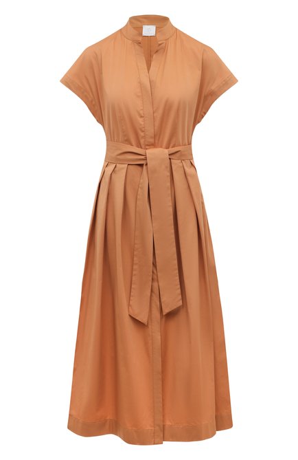 Женское хлопковое платье ELEVENTY коричневого цвета по цене 94250 руб., арт. I80ABIG08/TES0I233 | Фото 1