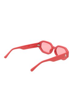 Женские солнцезащитные очки THE ATTICO розового цвета, арт. ATTIC014C11SUN | Фото 4 (Региональные ограничения белый список (Axapta Mercury): Не проставлено; Нос: Не проставлено; Материал: Пластик; Тип очков: С/з; Оптика Гендер: оптика-женское; Очки форма: Овальные)