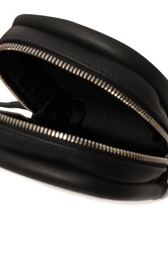 Кожаный чехол bumper для iphone  JW ANDERSON черного цвета, арт. AC0228-LA0168 | Фото 5 (Женское Кросс-КТ: Кожа iPhone; Материал: Натуральная кожа)