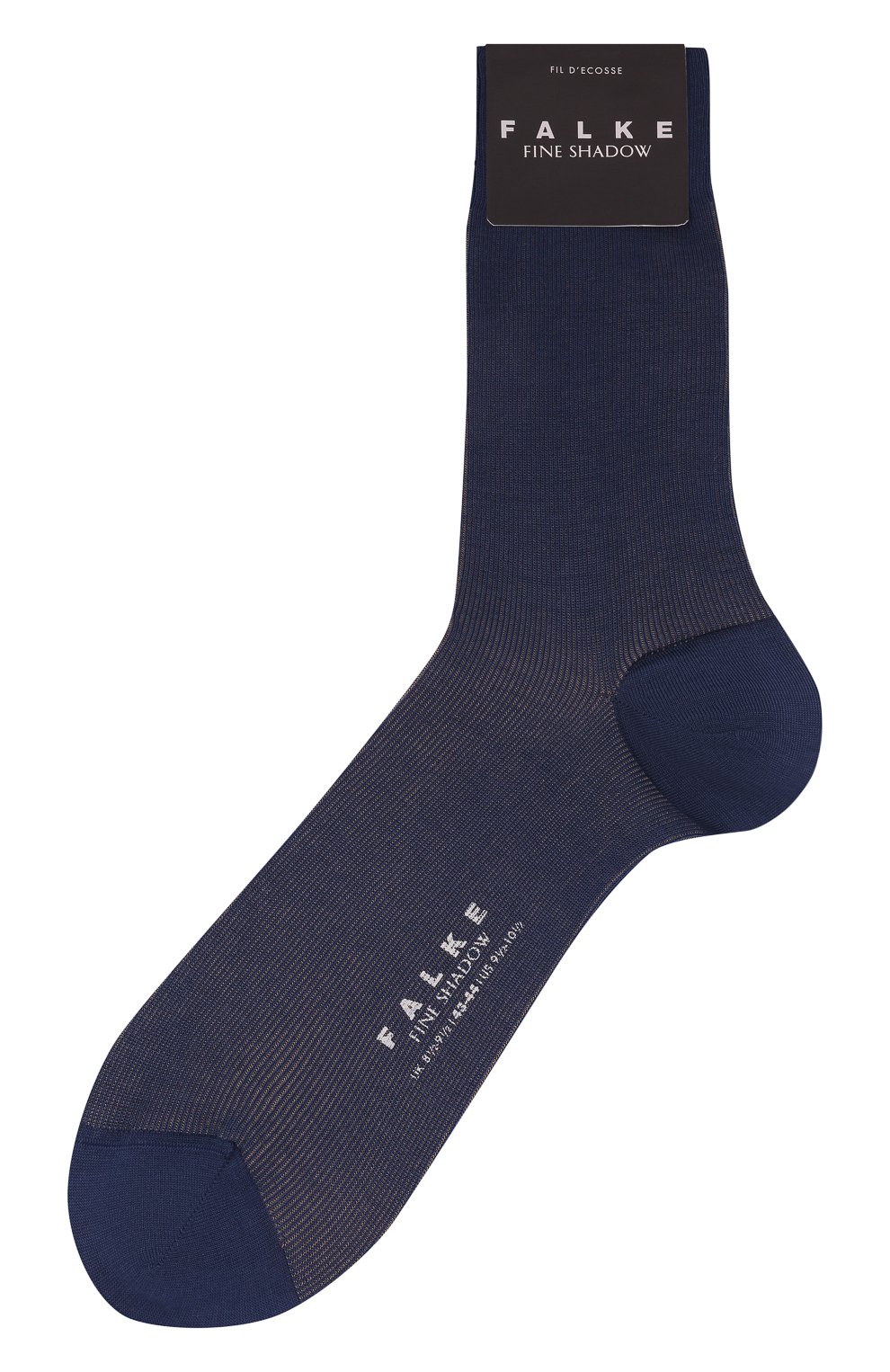 Мужские хлопковые носки FALKE темно-синего цвета, арт. 13141. | Фото 1 (Кросс-КТ: бельё; Материал внешний: Хлопок)