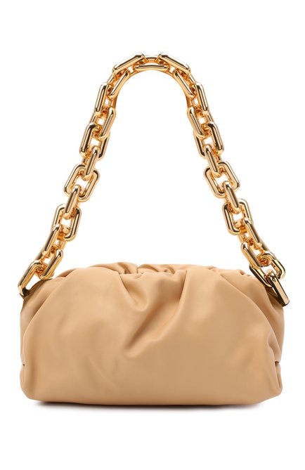Женская сумка chain pouch BOTTEGA VENETA бежевого цвета по цене 273000 руб., арт. 620230/VCP40 | Фото 1