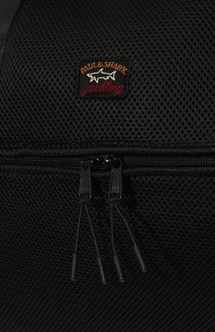 Мужская текстильная спортивная сумка PAUL&SHARK черного цвета, арт. 13318107 | Фото 3 (Материал сплава: Проставлено; Ремень/цепочка: На ремешке; Материал: Текстиль; Драгоценные камни: Проставлено; Размер: large)