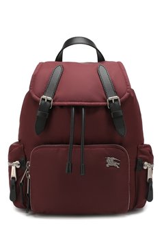 Женский рюкзак rucksack BURBERRY бордового цвета, арт. 8006722 | Фото 1 (Статус проверки: Проверено, Проверена категория; Материал: Текстиль; Размер: large)