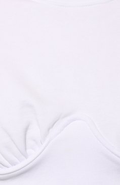Женский хлопковый свитшо т HINNOMINATE белого цвета, арт. HDS3/HNW623 | Фото 5 (Рукава: Длинные; Материал сплава: Проставлено; Материал внешний: Хлопок; Стили: Спорт-шик; Драгоценные камни: Проставлено; Длина (для топов): Укороченные; Женское Кросс-КТ: Свитшот-одежда)