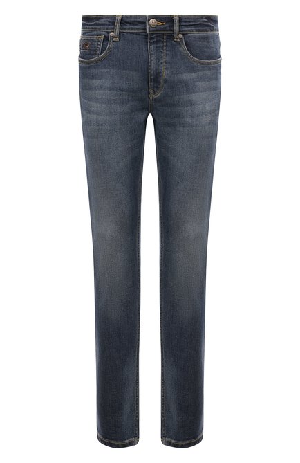 Мужские джи нсы LA MARTINA синего цвета, арт. WMT022/DM103 | Фото 1 (Материал сплава: Проставлено; Длина (брюки, джинсы): Стандартные; Драгоценные камни: Проставлено; Материал внешний: Хлопок)