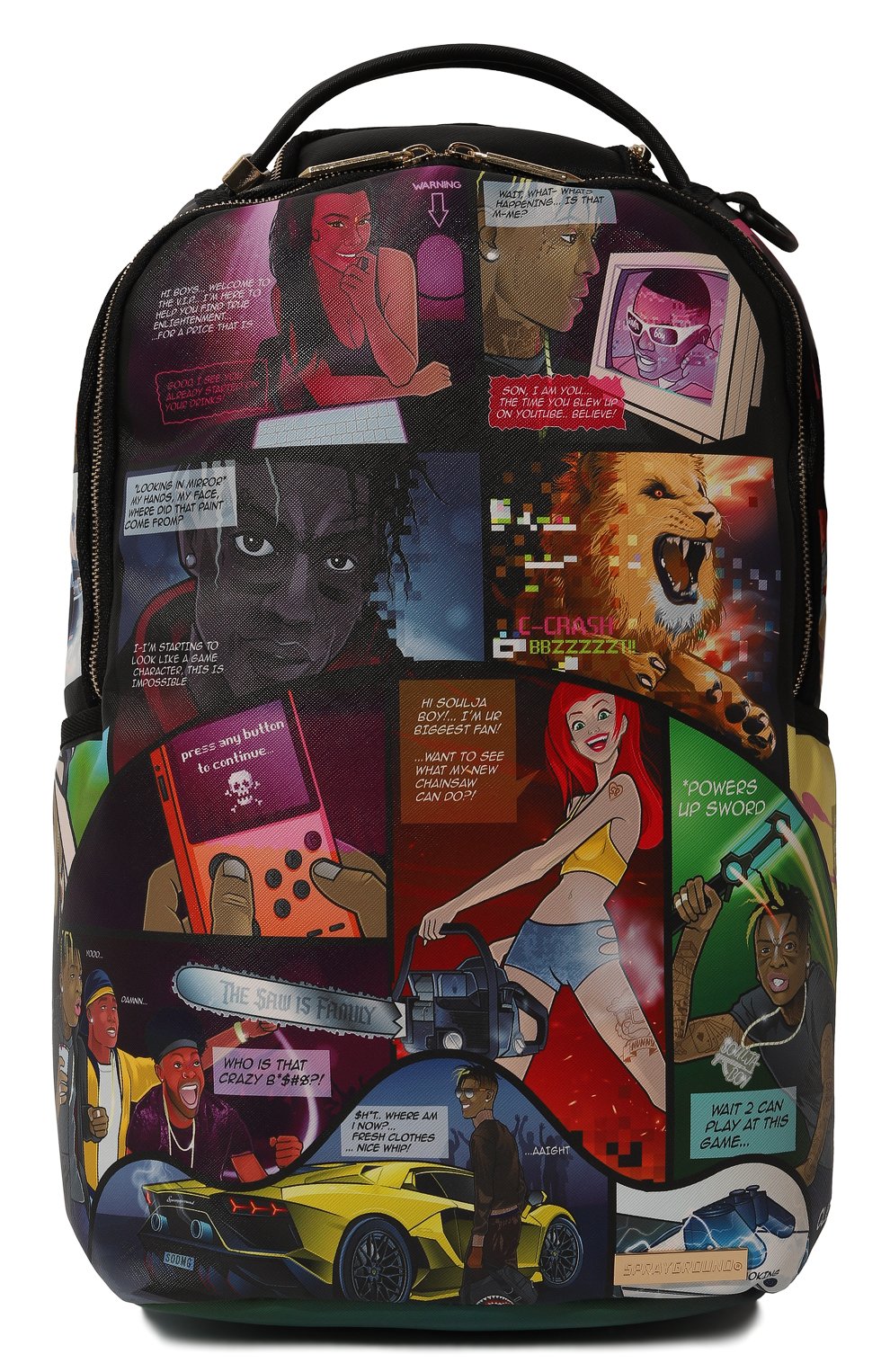 Детская рюкзак SPRAYGROUND разноцветного цвета, арт. 910B4965NSZ | Фото 1 (Материал: Пластик, Резина)