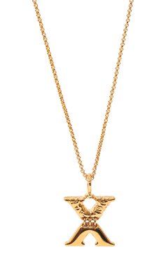 Женская подвеска на цепочке alphabet x CHLOÉ золотого цвета, арт. CHC20SF02XCB7 | Фото 3 (Материал: Металл)