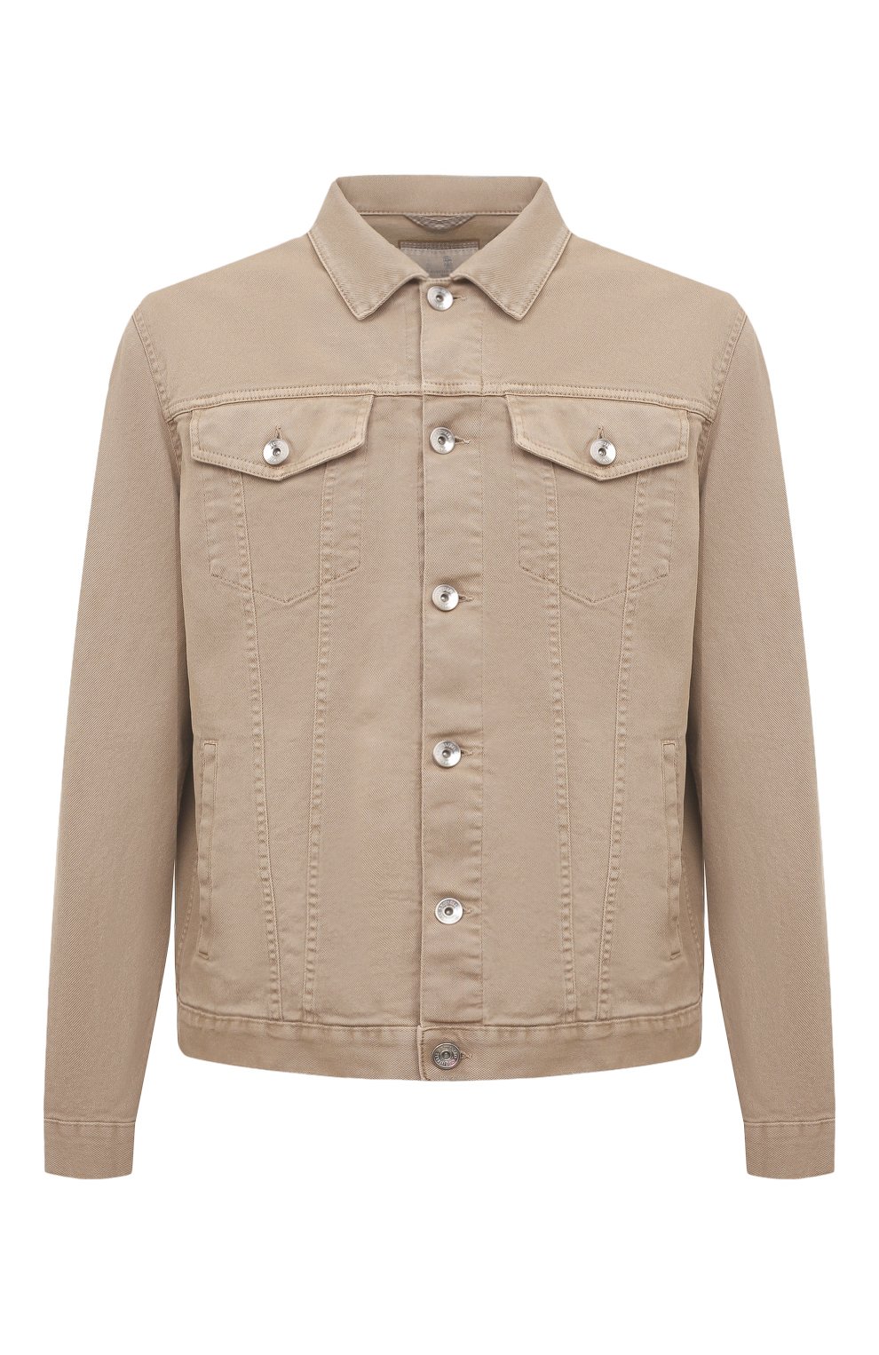 Мужская бежевая джинсовая куртка BRUNELLO CUCINELLI купить в интернет ...