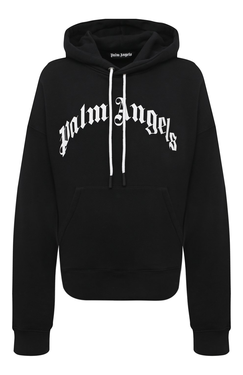 Мужской черный хлопковое худи PALM ANGELS купить в интернет-магазине ...
