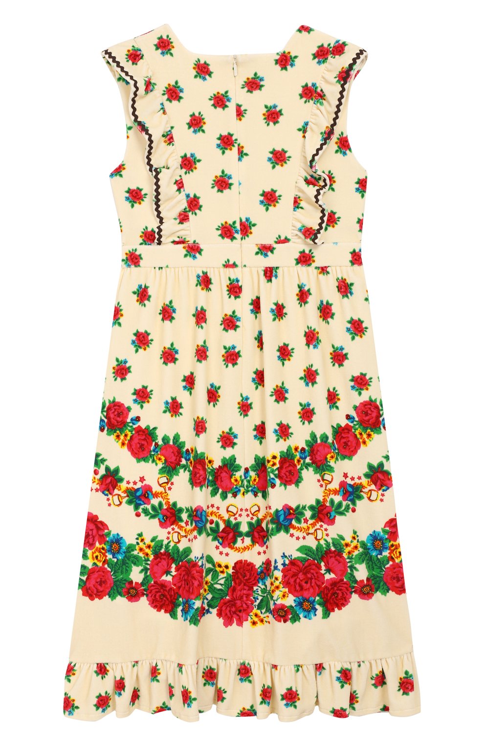 Хлопковое платье Gucci  596311/XJCBJ Фото 2
