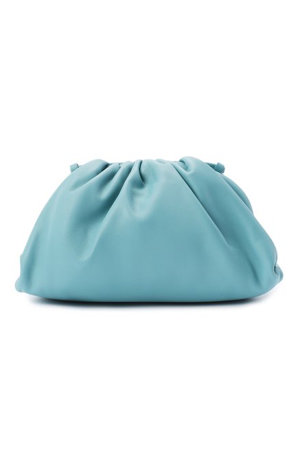 Женский клатч pouch mini BOTTEGA VENETA голубого цвета по цене 178000 руб., арт. 585852/VCP40 | Фото 1