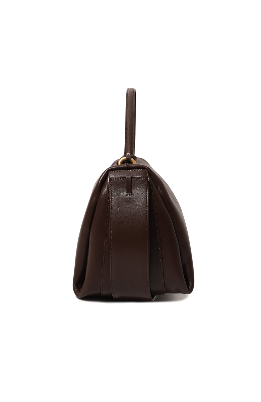Женская сумка scorpius NEOUS темно-коричневого цвета, арт. 00017A23 | Фото 4 (Сумки-технические: Сумки-шопперы, Сумки top-handle; Материал: Натуральная кожа; Размер: large)
