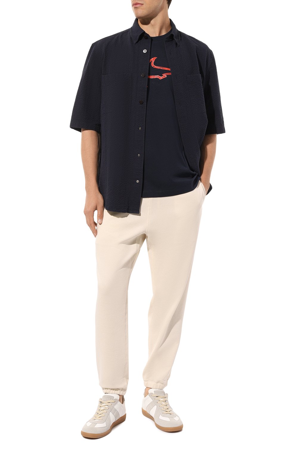 Хлопковая футболка Paul&Shark  12311633 Фото 2