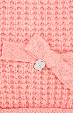 Детского шапка SIMONETTA розового цвета, арт. 1L0227/LE050 | Фото 3 (Материал: Текстиль, Шерсть; Статус проверки: Проверена категория)