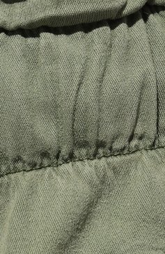 Женские брюки DEHA зеленого цвета, арт. D83266 | Фото 5 (Женское Кросс-КТ: Брюки-одежда; Силуэт Ж (брюки и джинсы): Прямые; Мат ериал сплава: Проставлено; Материал внешний: Лиоцелл, Растительное волокно; Драгоценные камни: Проставлено; Стили: Кэжуэл)