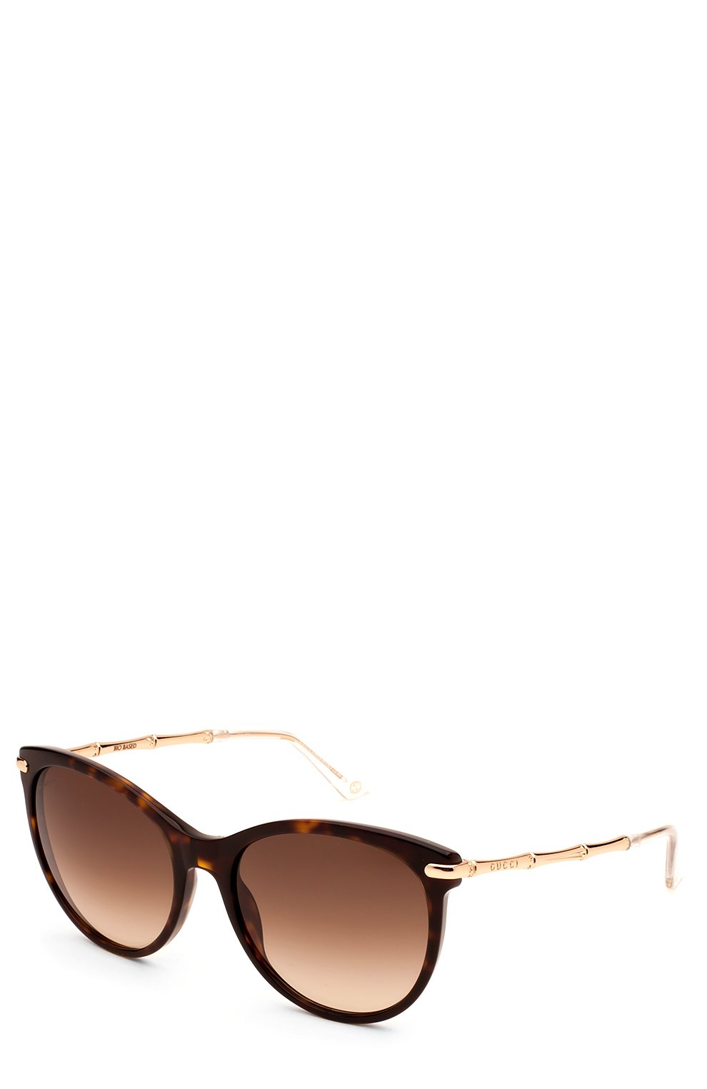 Женские солнцезащитные очки GUCCI коричневого цвета, арт. 3771 LVL | Фото 2 (Материал внутренний: Не назначено; Региональные ограничения белый список (Axapta Mercury): Не проставлено; Нос: Не проставлено; Тип очков: С/з)