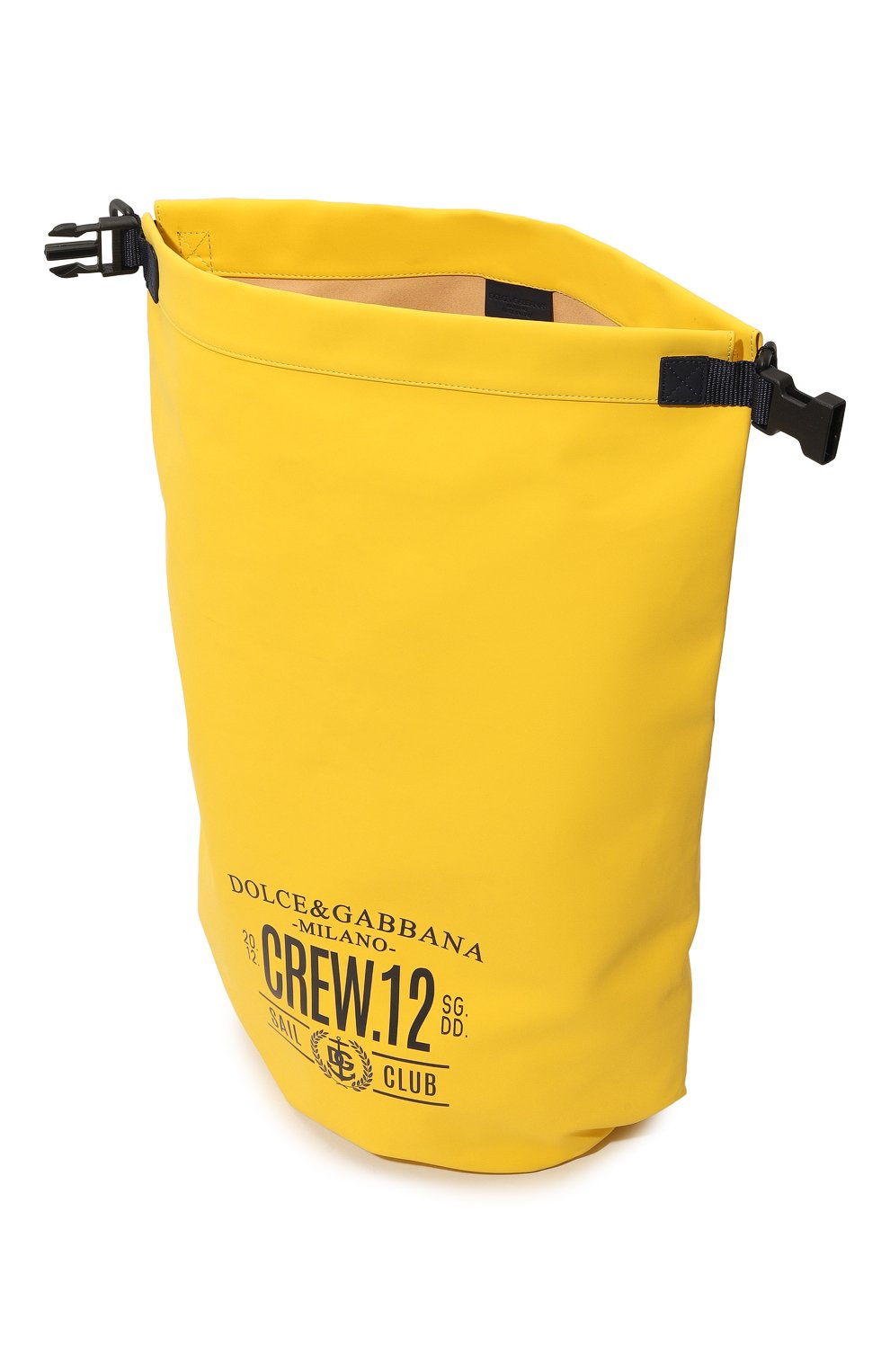 Детская рюкзак DOLCE & GABBANA желтого цвета, арт. EM0121/AA061 | Фото 3 (Региональные ограничения белый список (Axapta Mercury): Не проставлено; Материал с�плава: Проставлено; Нос: Не проставлено; Материал: Текстиль, Экокожа)