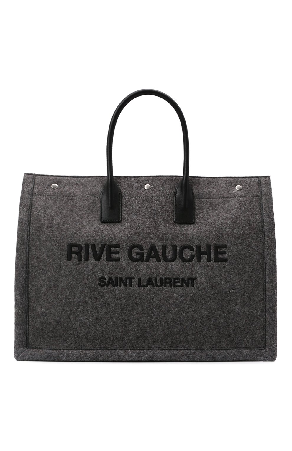 Мужская текстильная сумка-шопер rive gauche large SAINT LAURENT серого цвета, арт. 509415/24N4E | Фото 1 (Материал: Текстиль; Размер: large)