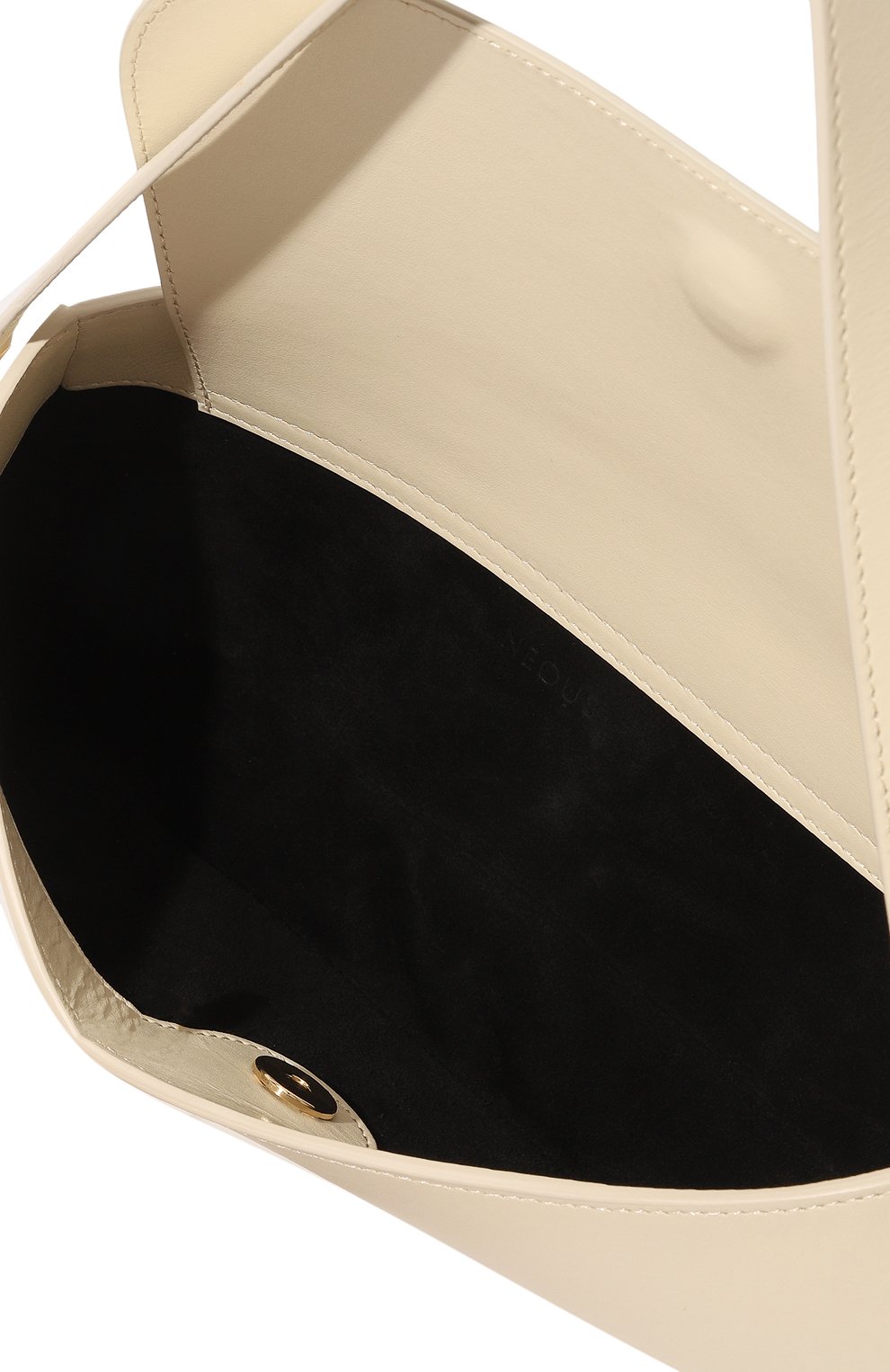 Женская сумка corvus NEOUS кремвого цвета, арт. 00028A01 | Фото 5 (Сумки-технические: Сумки top-handle; Размер: medium; Материал: Натуральная кожа; Материал сплава: Проставлено; Драгоценные камни: Проставлено)