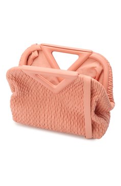 Женская сумка point small BOTTEGA VENETA персикового цвета, арт. 661986/V0TB1 | Фото 4 (Сумки-технические: Сумки через плечо, Сумки top-handle; Материал: Натуральная кожа; Региональные ограничения белый список (Axapta Mercury): RU; Ремень/цепочка: На ремешке; Размер: small)