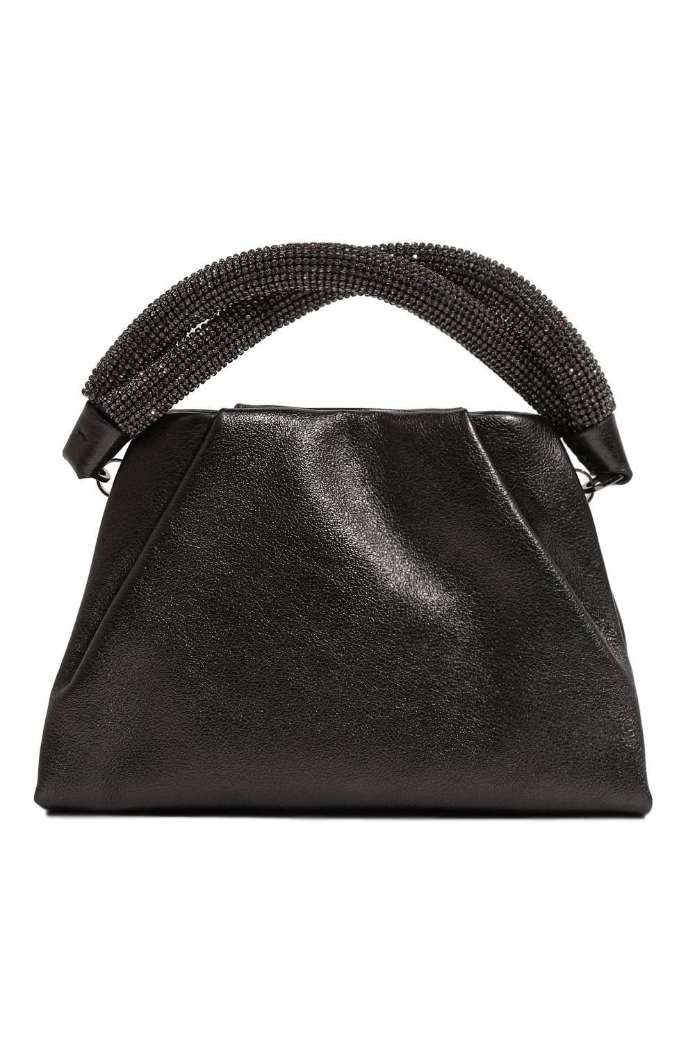 Женская сумка berenice RODO темно-серого цвета, арт. B8675/065 | Фото 1 (Сумки-технические: Сумки top-handle; Материал: Натуральная кожа; Размер: small)