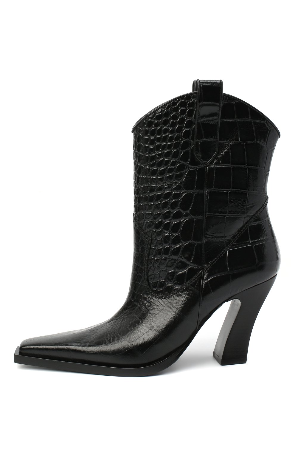 Женские кожаные казаки TOM FORD черного цвета, арт. W2802N-LCL125 | Фото 3 (Женское Кросс-КТ: Казаки-ботинки; Каблук высота: Высокий; Материал внешний: Кожа; Региональные ограничения белый список (Axapta Mercury): Не проставлено, RU; Материал внутренний: Натуральная кожа; Материал сплава: Проставлено; Материал утеплителя: Без утеплителя; Каблук тип: Фигурный; Подошва: Плоская; Драгоценные камни: Проставлено)