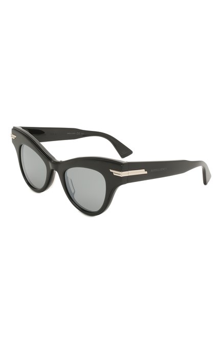 Женские солнцезащитные очки BOTTEGA VENETA черного цвета, арт. BV1004S | Фото 1 (Тип очков: С/з; Региональные ограничения белый список (Axapta Mercury): RU; Очки форма: Бабочка)