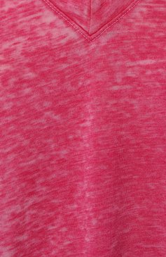 Женская футболка ELECTRIC&ROSE фуксия цвета, арт. LFTP76 | Фото 5 (Принт: Без принта; Рукава: Кор откие; Материал внешний: Синтетический материал, Хлопок; Длина (для топов): Стандартные; Материал сплава: Проставлено; Женское Кросс-КТ: Футболка-одежда; Драгоценные камни: Проставлено; Стили: Кэжуэл)