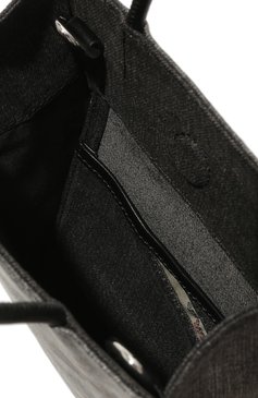 Женский сумка-шопер dsl DIESEL черного цвета, арт. X08919/P4637 | Фото 5 (Сумки-технические: Сумки-шопперы; Ремень/цепочка: На ремешке; Материал: Экокожа; Размер: large)