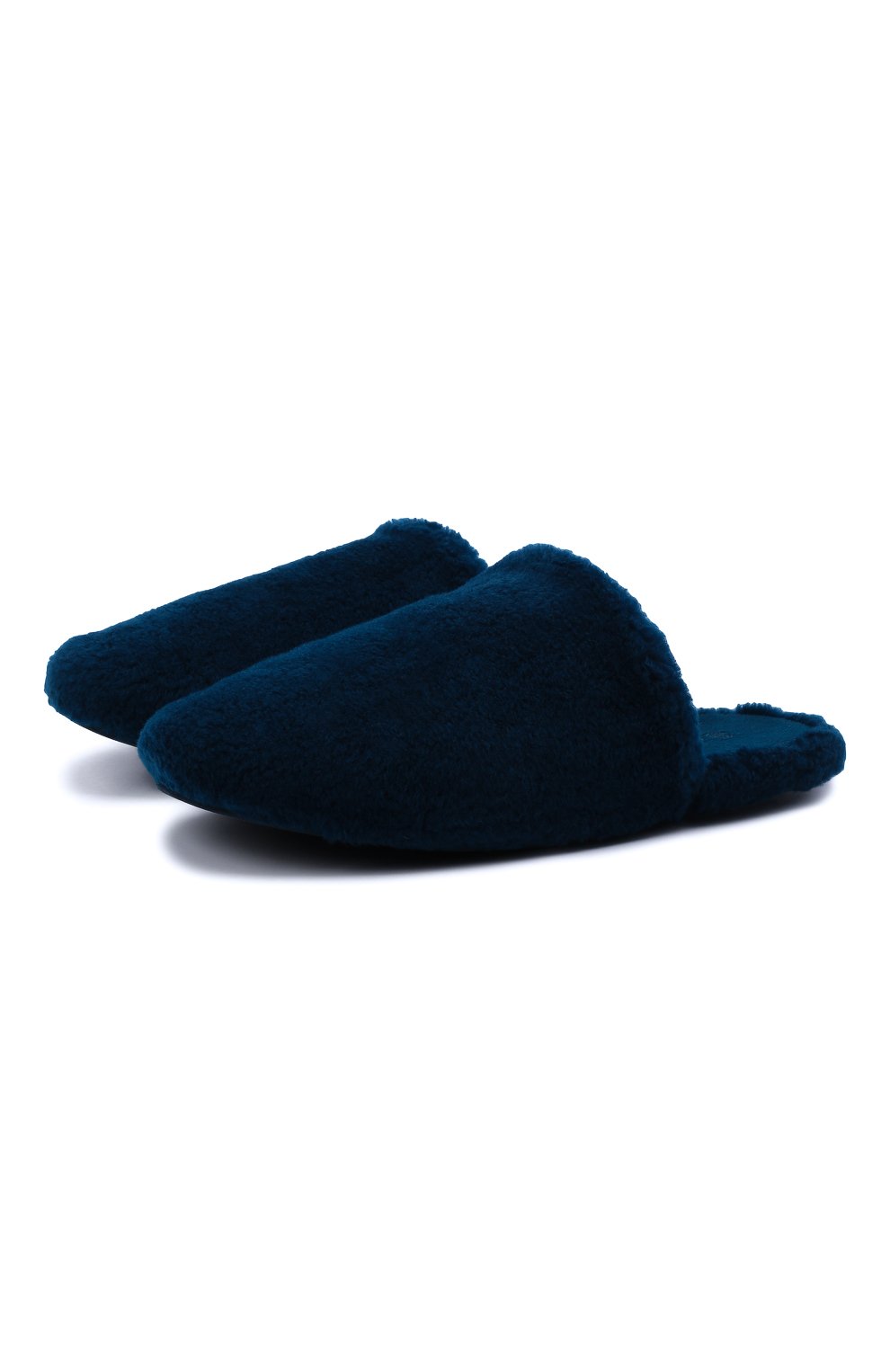 Мужского текстильные домашние туфли LORO PIANA синего цвета, арт. FAL9652 | Фото 1 (Материал внешний: Текстиль; Материал внутренний: Текстиль)