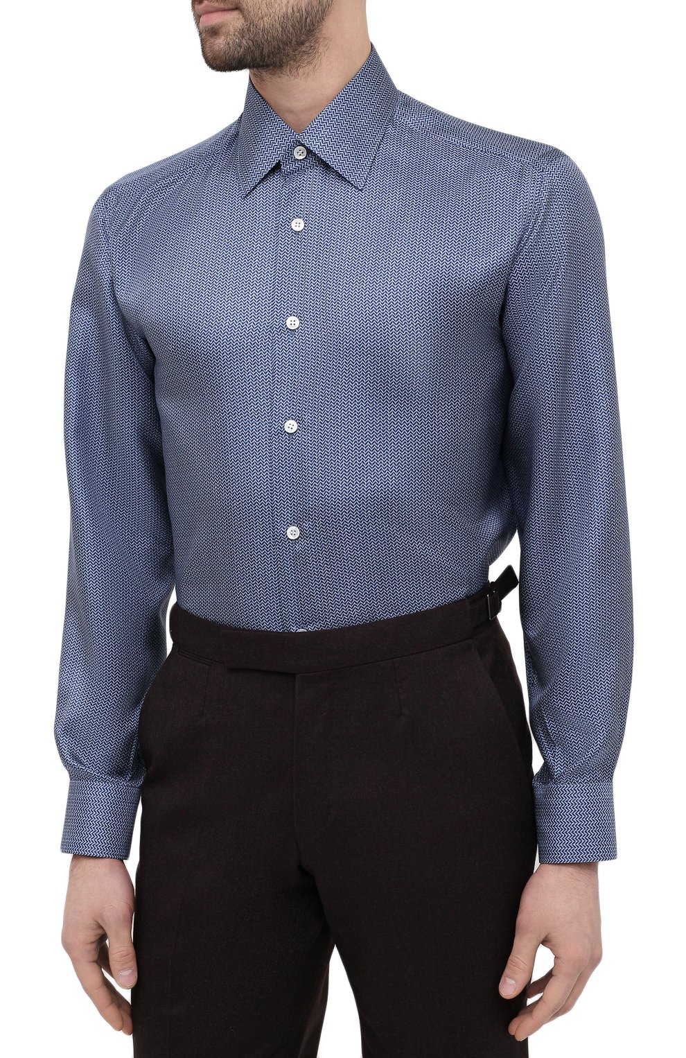 Шелковая сорочка Brioni  RCB40N/P007R Фото 3