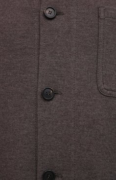 Мужская куртка из кашемира и шерсти BRIONI коричневого цвета, арт. UJFM0L/09616 | Фото 5 (Кросс-КТ: Куртка; Мужское Кросс-КТ: шерсть и кашемир, Верхняя одежда; Материал внешний: Шерсть, Кашемир; Рукава: Длинные; Длина (верхняя одежда): До середины бедра; Региональные ограничения белый список (Axapta Mercury): RU; Материал сплава: Проставлено; Драгоценные камни: Проставлено; Стили: Кэжуэл)