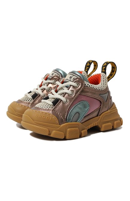 Детские кроссовки GUCCI разноцветного цвета, арт. 580233 DORD0 | Фото 1 (Материал сплава: Проставлено; Нос: Не проставлено; Материал внешний: Текстиль)