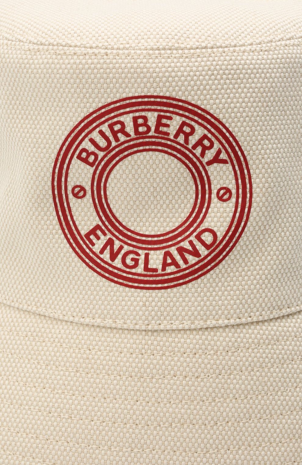 Женская хлопковая панама BURBERRY бордового цвета, арт. 8038166 | Фото 3 (Материал: Текстиль, Хлопок)