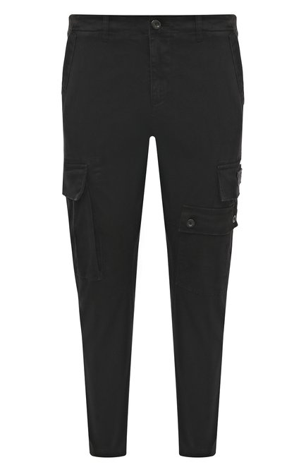 Мужские хлопковые брюки-карго AERONAUTICA MILITARE черного цвета, арт. 232/PA1550CT3163 | Фото 1 (Длина (брюки, джинсы): Стандартные; Материал сплава: Проставлено; Драгоценные камни: Проставлено; Материал внешний: Хлопок)