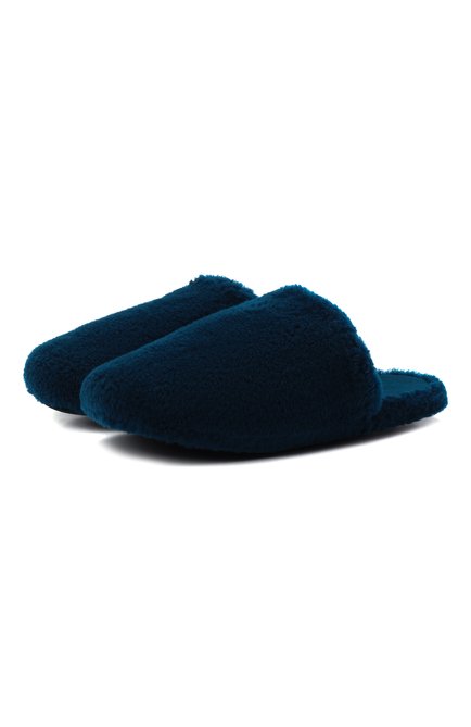 Женского текстильные домашние туфли LORO PIANA синего цвета по цене 92400 руб., арт. FAL9652 | Фото 1