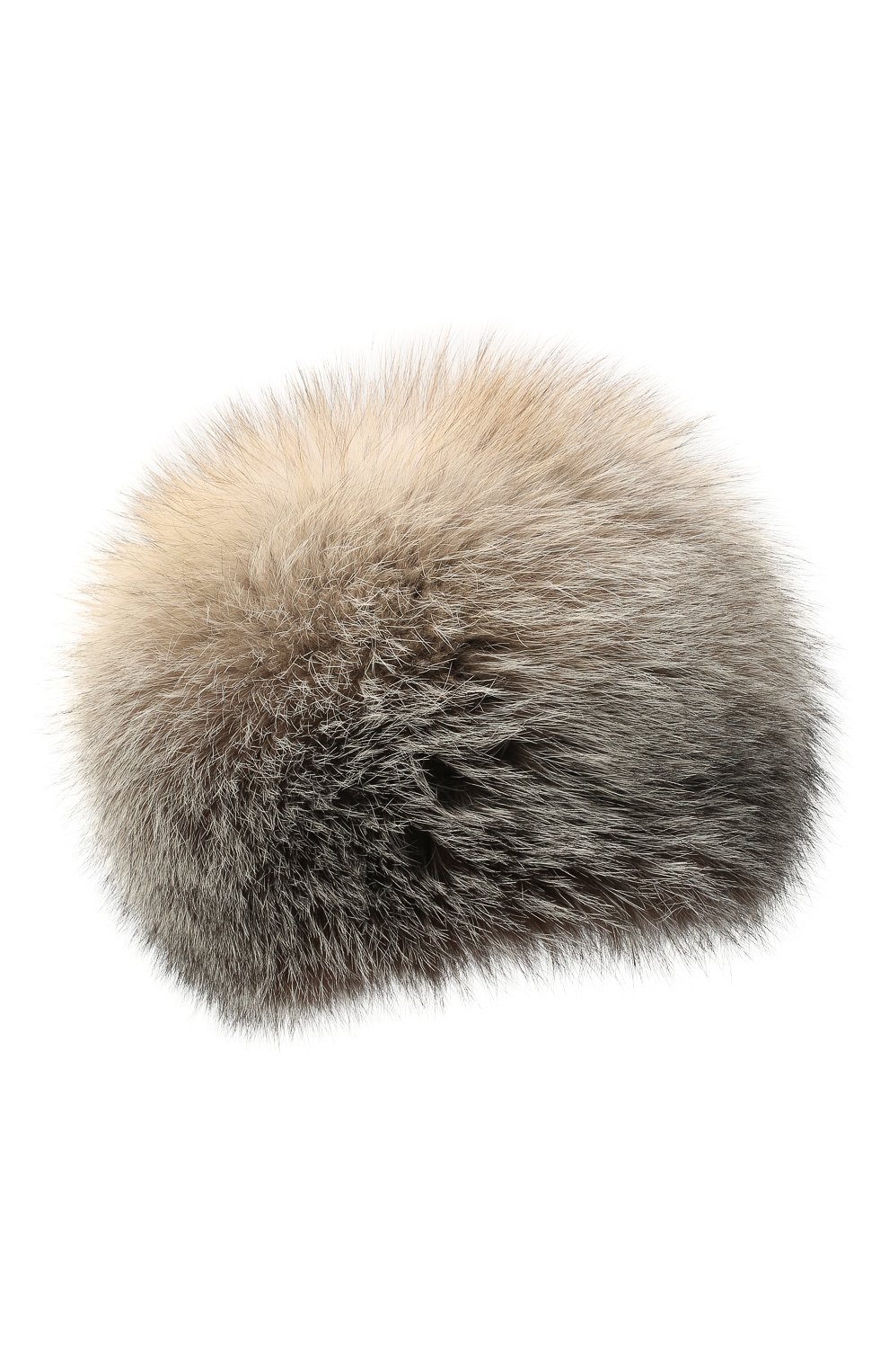 Женская шапка из меха лисы FURLAND серого цвета, арт. 0015309010133600000 | Фото 1 (Материал: Натуральный мех)