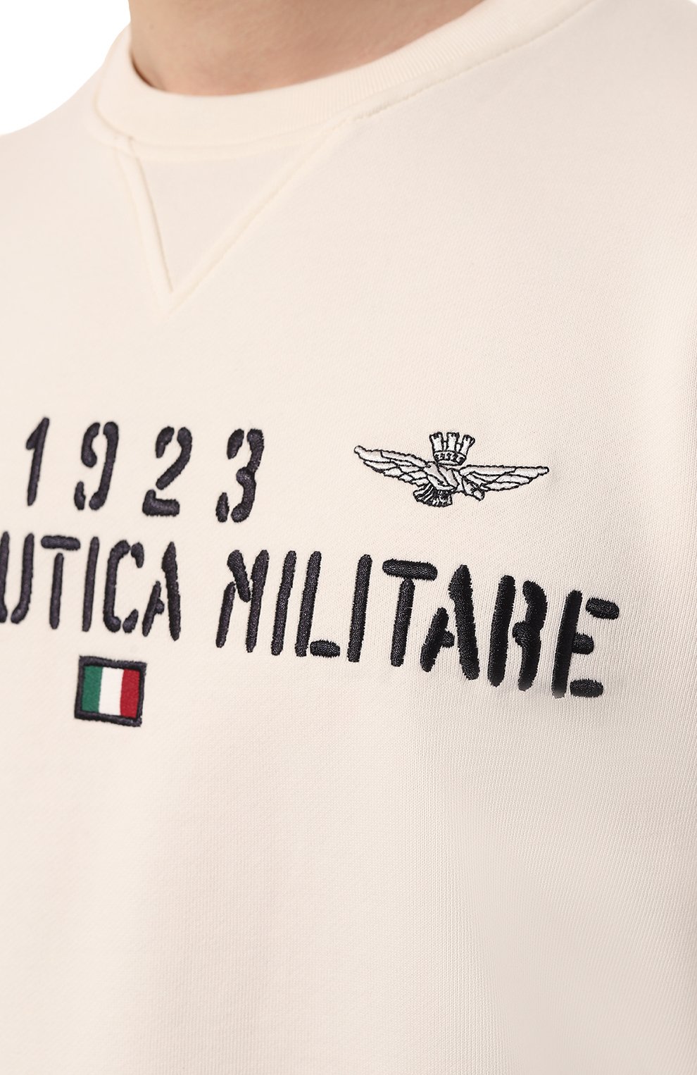 Хлопковый свитшот Aeronautica Militare 231/FE1746F489 Фото 5
