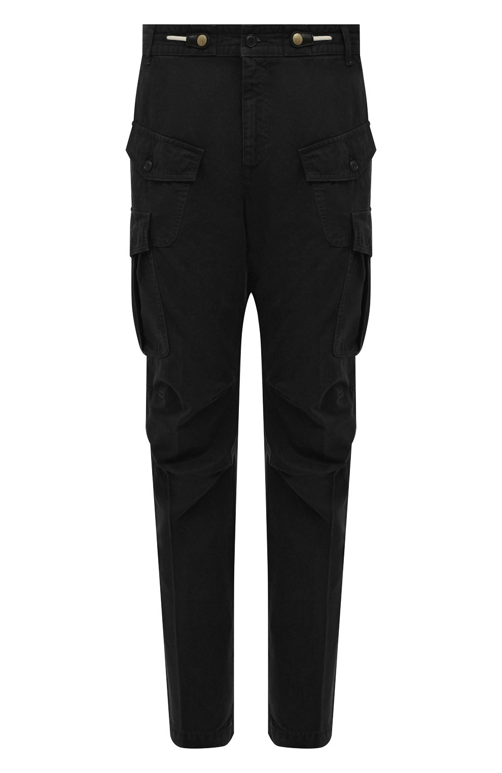 Мужские черные хлопковые брюки-карго DIESEL купить в интернет-магазине ЦУМ,арт. A06248/0DGAL